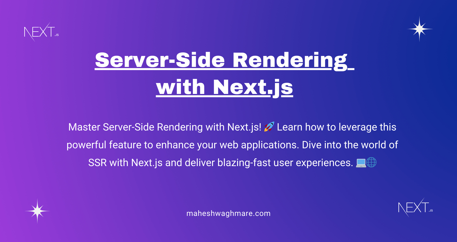 Server Side Rendering With Next Js A Comprehensive Guide