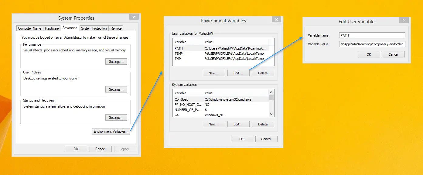 Setup Environment Path