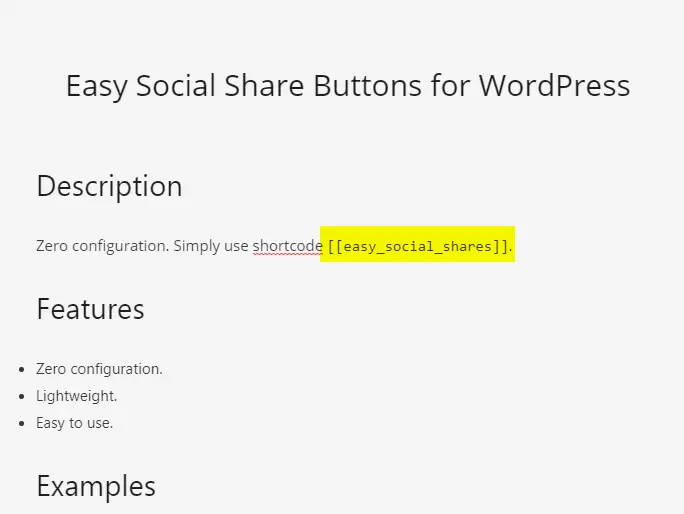 Display a shortcode without executing