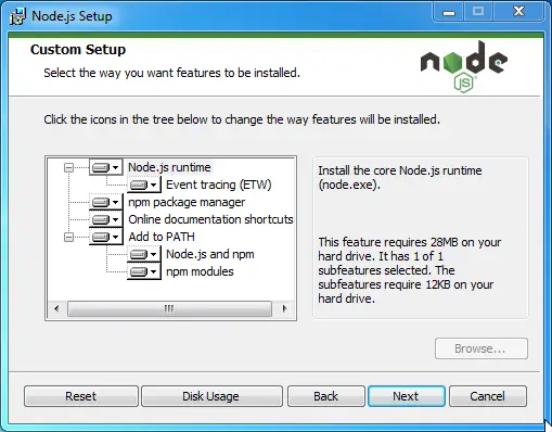 Install NPM and Node.js 7