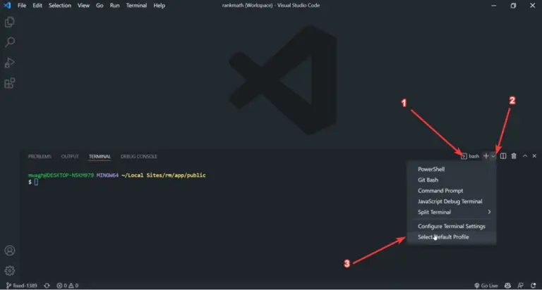 set-default-terminal